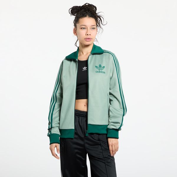 adidas Originals Sweatshirt adidas Adicolor Classic Track Top Silver Green L