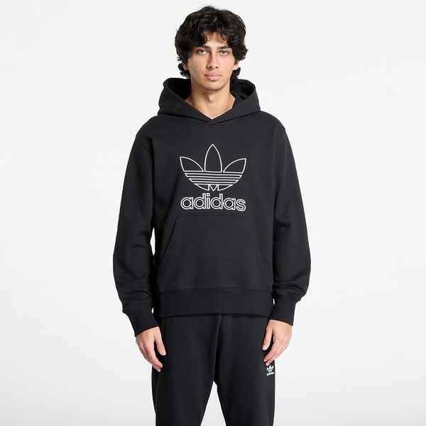 adidas Originals Sweatshirt adidas Adicolor Outline Trefoil Hoody Black L