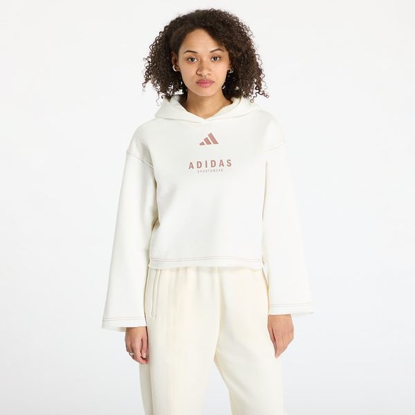 adidas Originals Sweatshirt adidas All Szn Loose Graphic Hoodie Off White S