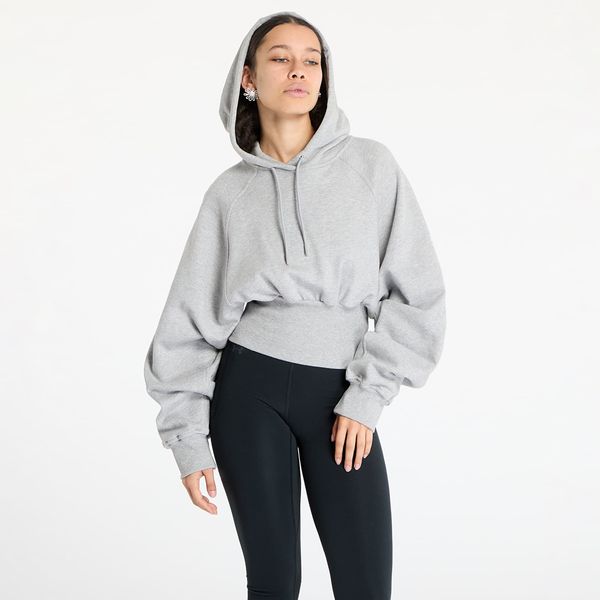 adidas Performance Sweatshirt adidas By Stella McCartney Cro-Packed Hoodie Medium Grey Heather L