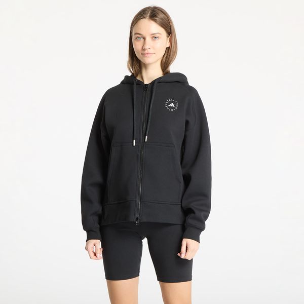 adidas Performance Sweatshirt adidas By Stella Mccartney Full Zip Hoodie Black/ White XS