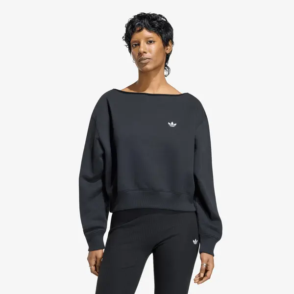 adidas Originals Sweatshirt adidas Ess Crw Lo Black L