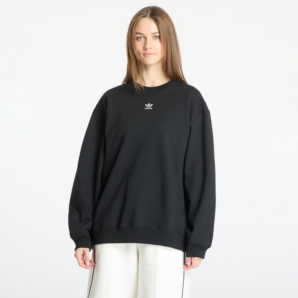 adidas Originals Sweatshirt adidas Essentials Oversized French Terry Sweatshirt Black XS