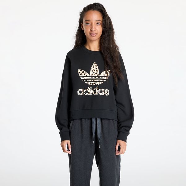 adidas Originals Sweatshirt adidas Leopard Sweatshirt Black XS