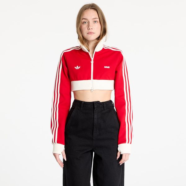 adidas Originals Sweatshirt adidas x AVAVAV Cropped Track Top Better Scarlet M