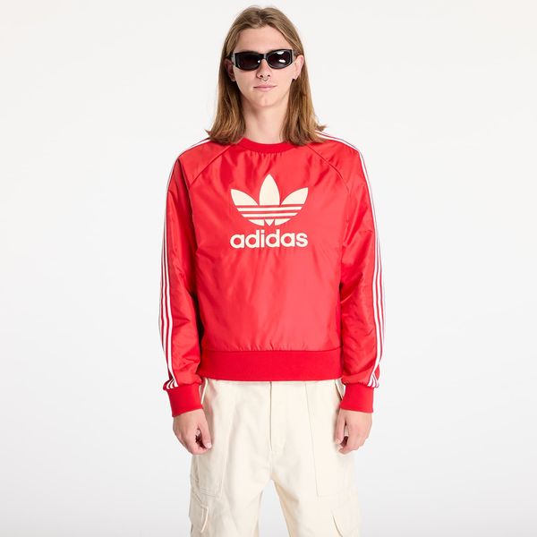 adidas Originals Sweatshirt adidas x Wales Bonner Nylon Crew Sweatshirt Better Scarlet L