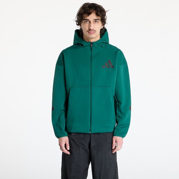 adidas Performance Sweatshirt adidas Z.N.E. Full-Zip Hooded Track Jacket Collegiate Green S