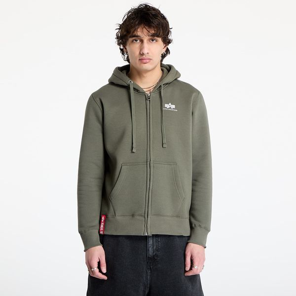 Alpha Industries Inc. Sweatshirt Alpha Industries Basic Zip Hoody SL Dark Olive XL