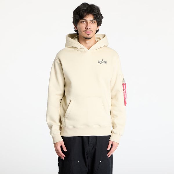 Alpha Industries Inc. Sweatshirt Alpha Industries Inc. Signature BP Hoodie Vintage White S