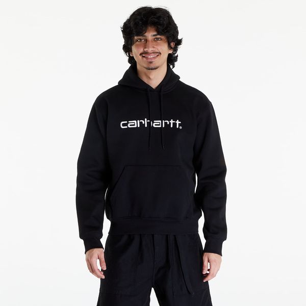 Carhartt WIP Sweatshirt Carhartt WIP Hooded Carhartt Sweat Black/ White L