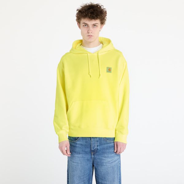 Carhartt WIP Sweatshirt Carhartt WIP Hooded Industry Sweat UNISEX Lumo Yellow Garment Dyed XS