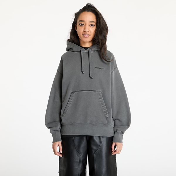 Carhartt WIP Sweatshirt Carhartt WIP W' Hooded Lumo Sweat Black Garment Dyed M