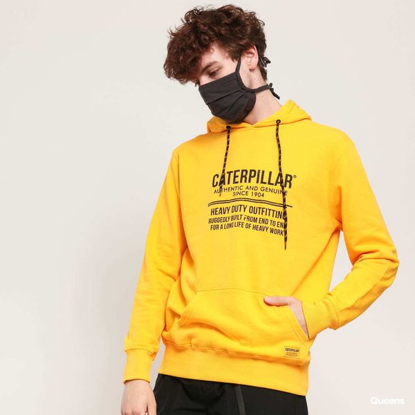 CATERPILLAR Sweatshirt CATERPILLAR 1904 Hoodie Dark Yellow M