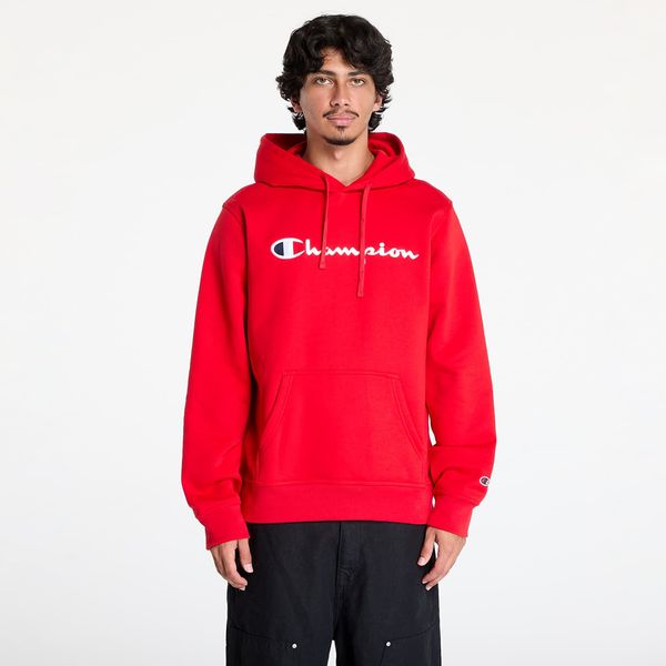 Champion Sweatshirt Champion Hooded Sweatshirt Red M