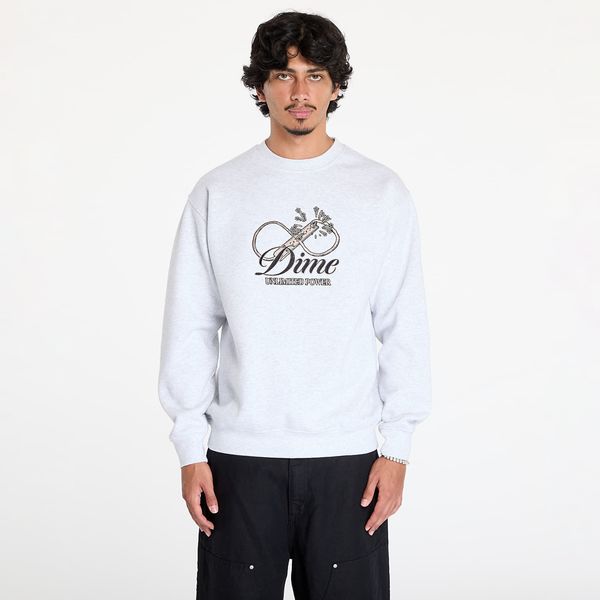 DIME Sweatshirt DIME Cursive Power Crewneck UNISEX Ash L