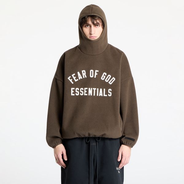 Fear of God Essentials Sweatshirt Fear Of God ESSENTIALS Brushed Hoodie Brown XL