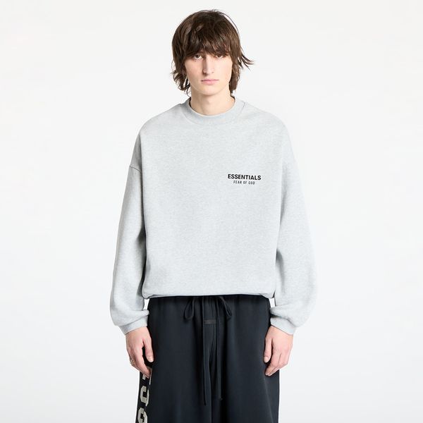 Fear of God Essentials Sweatshirt Fear Of God ESSENTIALS Fleece Crewneck Light Heather Gray XL