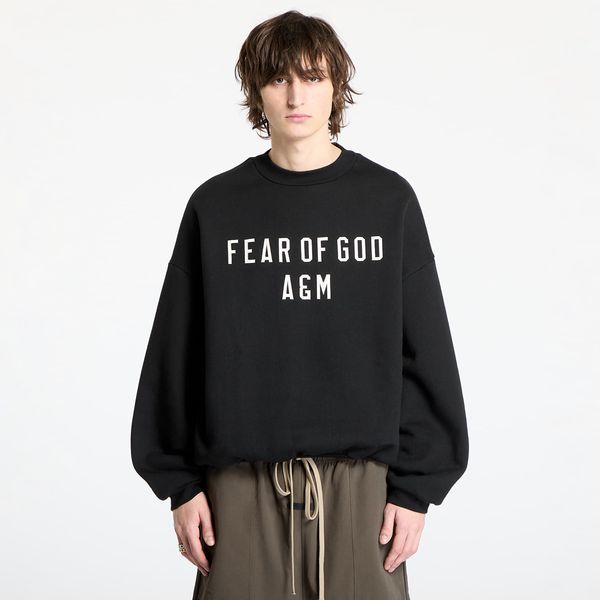 Fear of God Essentials Sweatshirt Fear Of God ESSENTIALS Heavy Fleece Crewneck Black M