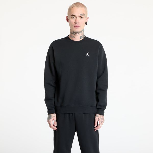 Jordan Sweatshirt Jordan Brooklyn Fleece Men's Crew-Neck Sweatshirt Black/ White S