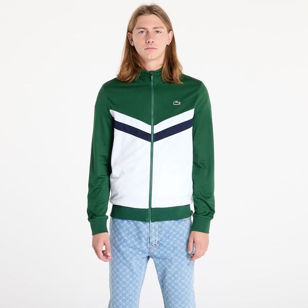 LACOSTE Sweatshirt LACOSTE Sweatshirts Green/ White-Navy Blue L