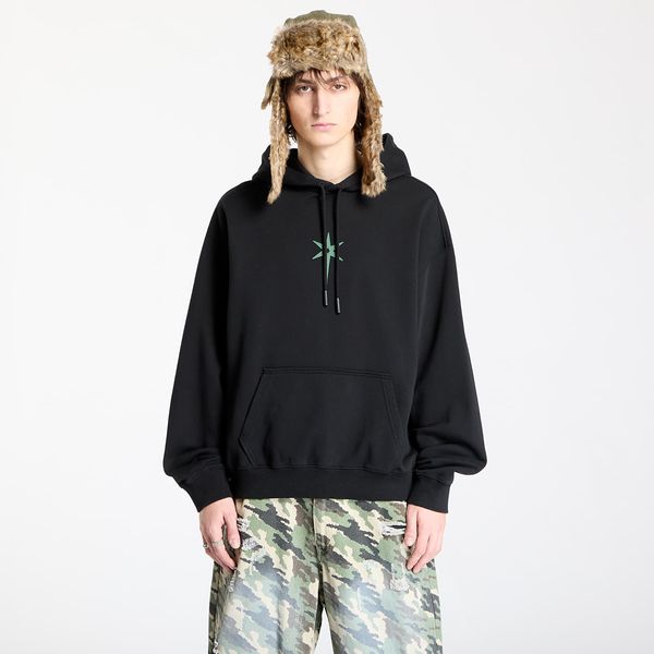 Marcelo Burlon Sweatshirt Marcelo Burlon County Goth Boxy Hoodie Black/ Deep Green L
