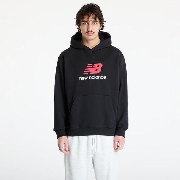 New Balance Sweatshirt New Balance Athletics French Terry Logo Hoodie Black XXL