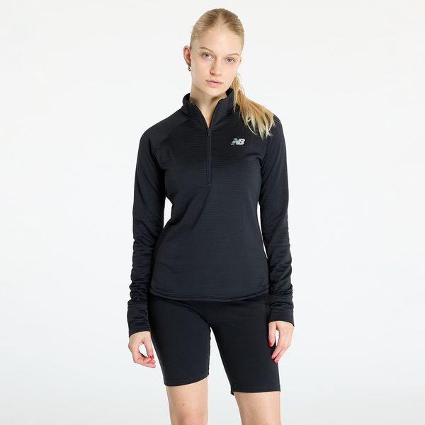 New Balance Sweatshirt New Balance Athletics Heat Grid Half Zip Black L