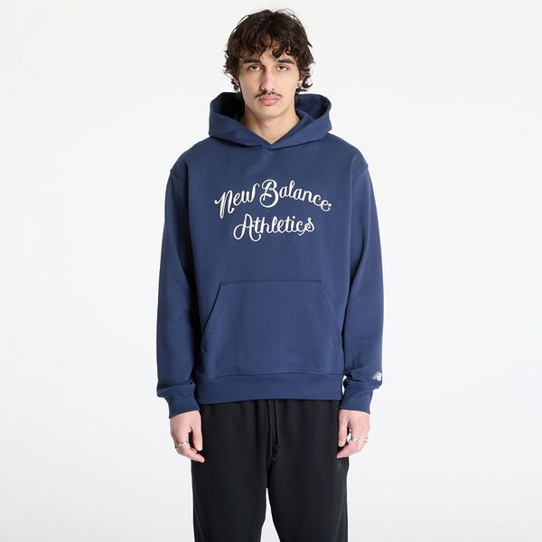 New Balance Sweatshirt New Balance Athletics Relaxed League Hoodie Blue S