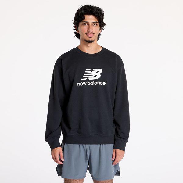 New Balance Sweatshirt New Balance Sport Essentials French Terry Logo Crew Sweatshirt Black L