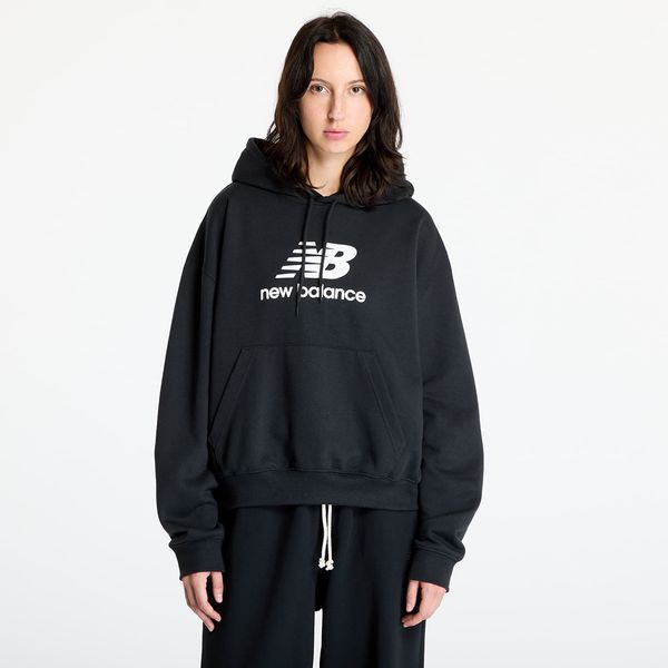 New Balance Sweatshirt New Balance Sport Essentials French Terry Logo Hoodie Black M