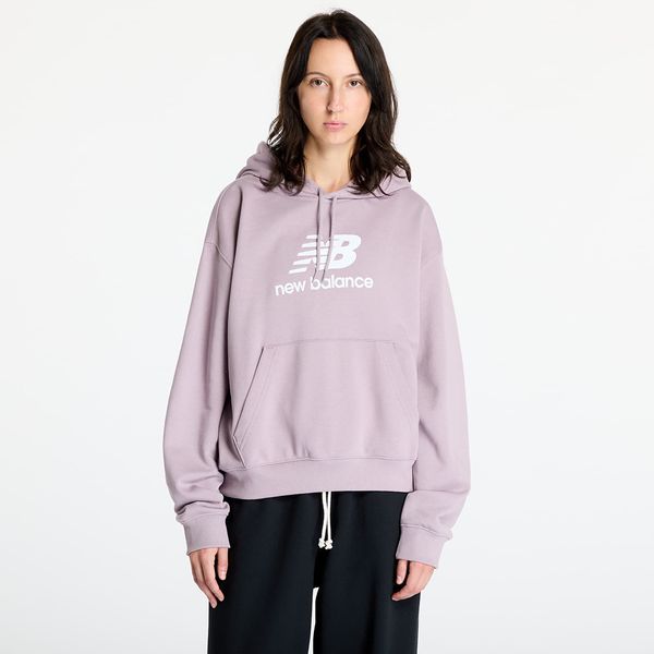 New Balance Sweatshirt New Balance Sport Essentials French Terry Logo Hoodie Ice Wine L