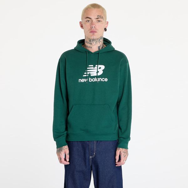 New Balance Sweatshirt New Balance Sport Essentials French Terry Logo Hoodie Nightwatch Green L