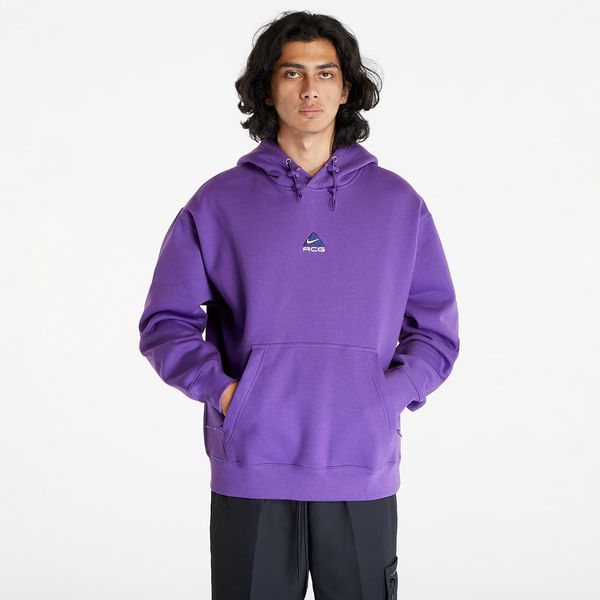 Nike Sweatshirt Nike ACG Therma-FIT Fleece Pullover Hoodie UNISEX Purple Cosmos/ Summit White S