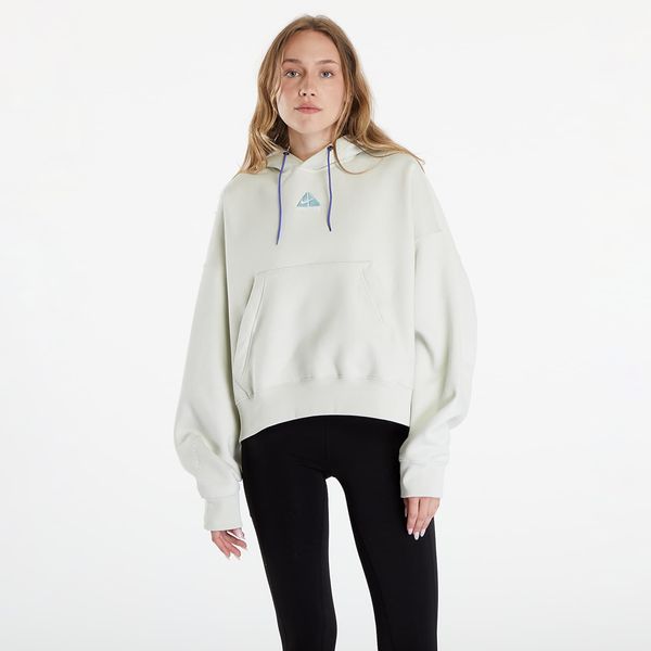 Nike Sweatshirt Nike ACG Therma-FIT Women's "Tuff Knit" Fleece Hoodie Sea Glass/ Summit White L