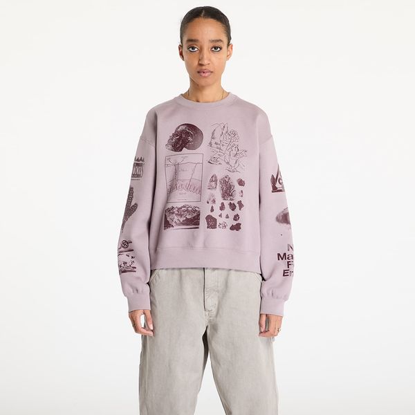 Nike Sweatshirt Nike ACG "Tuff Fleece" Women's Therma-FIT Repel Crew-Neck Sweatshirt Lt Violet Ore/ Burgundy Crush M