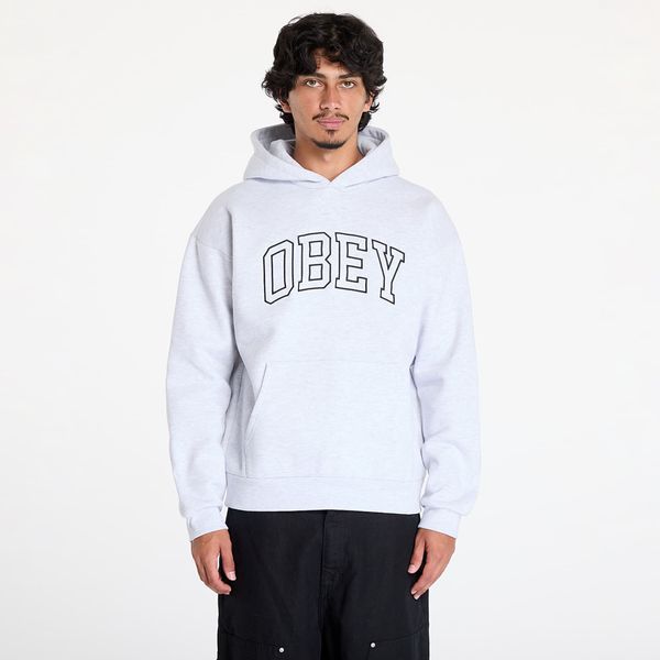 OBEY Clothing Sweatshirt OBEY Collegiate Extra Heavy Hoodie II Ash Grey M