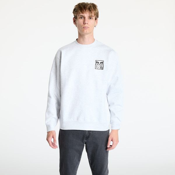 OBEY Clothing Sweatshirt OBEY Eyes Icon Crew Heather Grey L