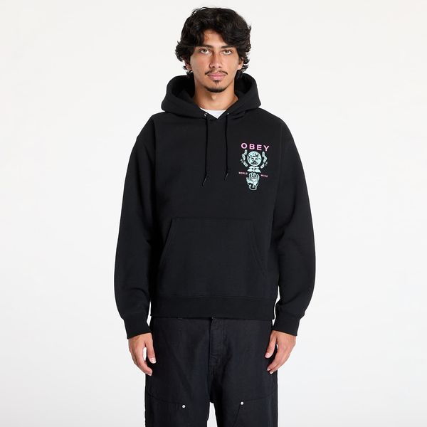 OBEY Clothing Sweatshirt OBEY Helping Hand Hoodie Black M