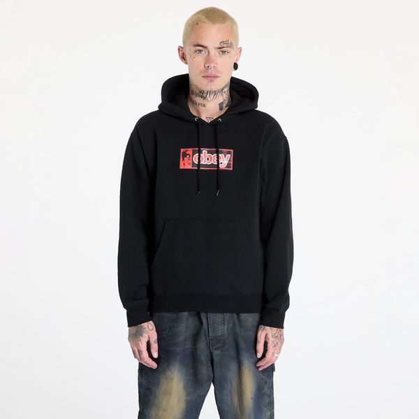 OBEY Clothing Sweatshirt OBEY Obey Half Icon Black L