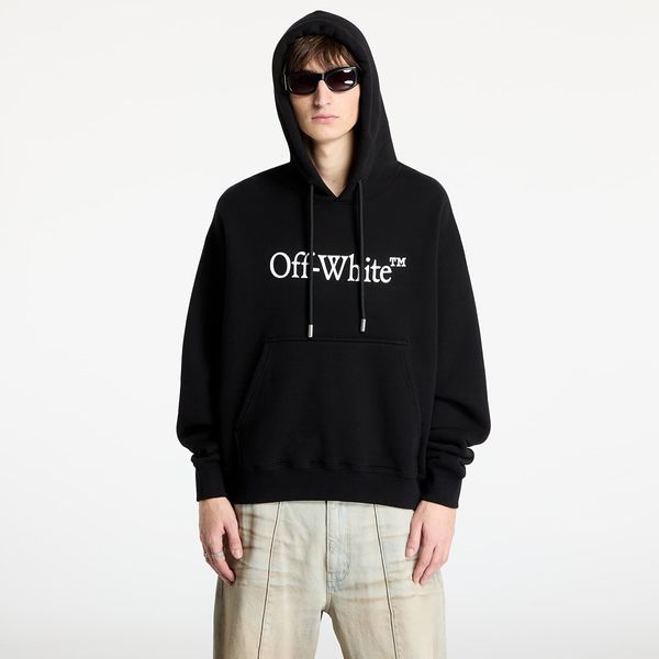 Off-White Sweatshirt Off-White Big Bookish Skate Hoodie Black/ White XL