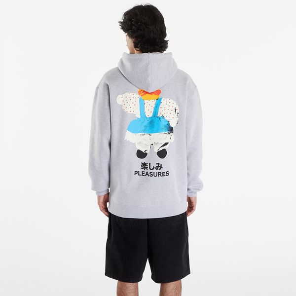 PLEASURES Sweatshirt PLEASURES Duck Hoodie Heather Grey XXL