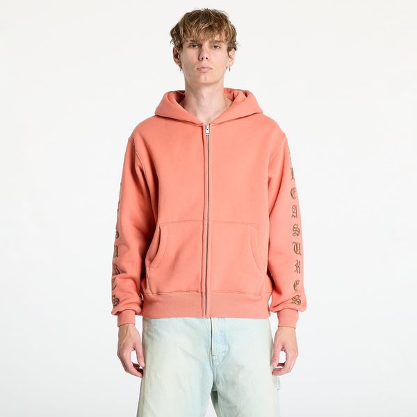 PLEASURES Sweatshirt PLEASURES Oe Zip Up Hoodie Rust L