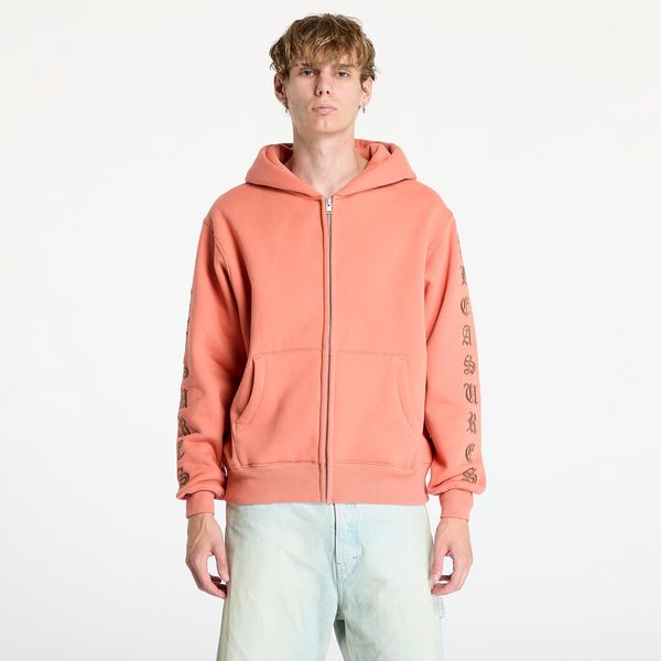 PLEASURES Sweatshirt PLEASURES Oe Zip Up Hoodie Rust M