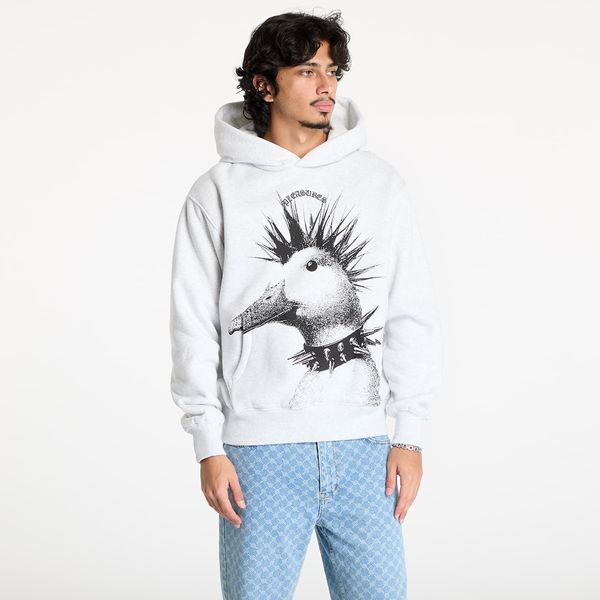 PLEASURES Sweatshirt PLEASURES Punk Duck Hoodie Heather Grey L