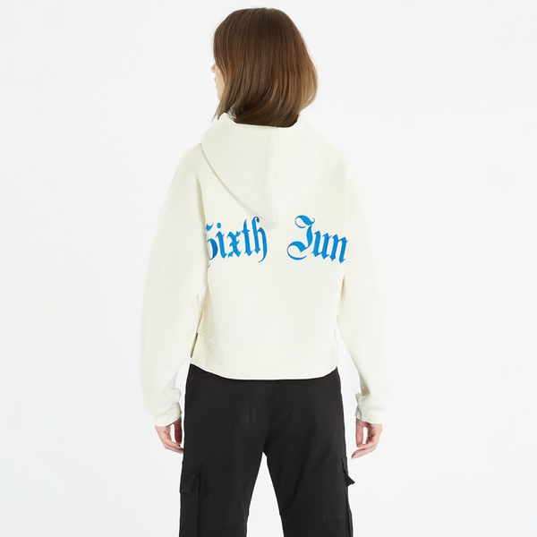 Sixth June Sweatshirt Sixth June Gothic Embroidery Hoodie Off White M