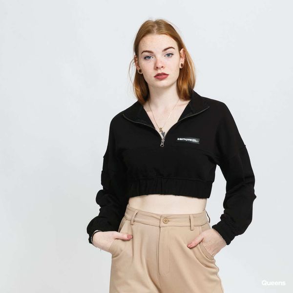 Sixth June Sweatshirt Sixth June Zip Up Crop Sweatshirt Black L