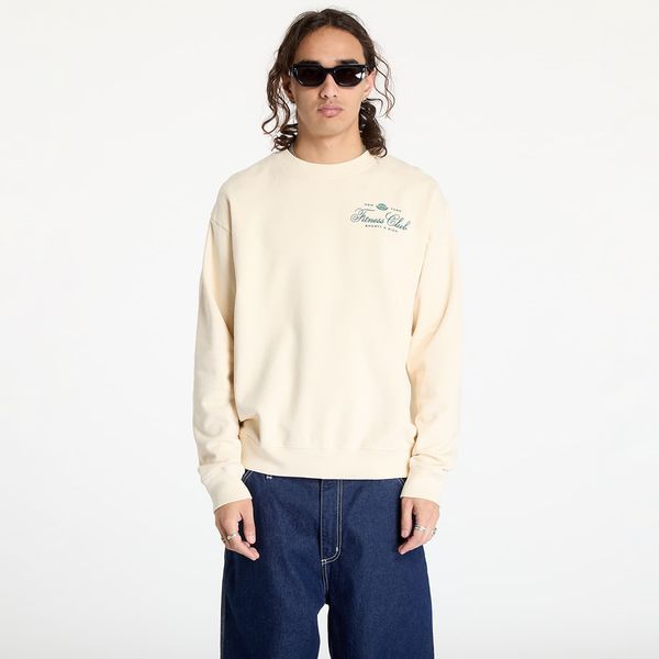 Sporty & Rich Sweatshirt Sporty & Rich Fitness World Crewneck UNISEX Cream/ Alpine M