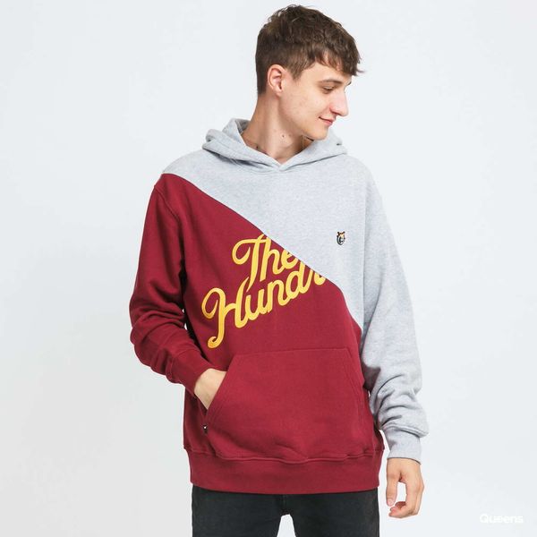 The Hundreds Sweatshirt The Hundreds Reflex Pullover Wine/ Melange Grey M