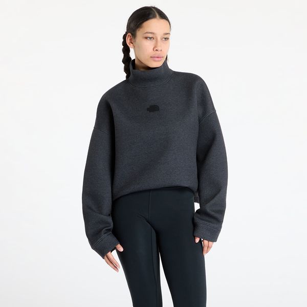 The North Face Sweatshirt The North Face Mock Neck Relaxed Sweater TNF Black M