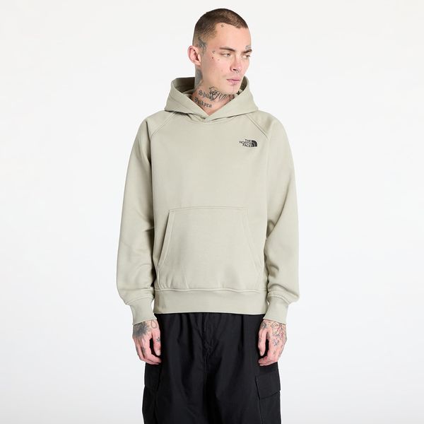 The North Face Sweatshirt The North Face Raglan Redbox Hoodie Clay Grey L